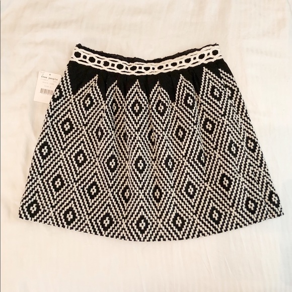 NWT Free People Alexus Black Mini Skirt - Picture 5 of 9